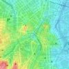 Mappa topografica Praça da Bandeira, altitudine, rilievo