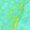 Mappa topografica Oosterplas, altitudine, rilievo