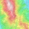 Mappa topografica Valle Scura, altitudine, rilievo
