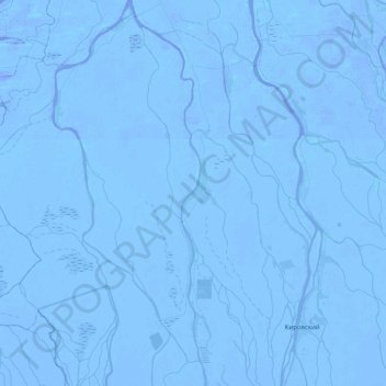Mappa topografica Гандурино, altitudine, rilievo