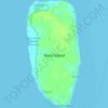 Mappa topografica Naro Island, altitudine, rilievo