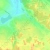 Mappa topografica Красное Поле, altitudine, rilievo