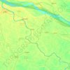 Mappa topografica Gorai-Madhumati River, altitudine, rilievo