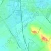 Mappa topografica Nine Wells, altitudine, rilievo