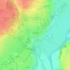 Mappa topografica Грибаново, altitudine, rilievo