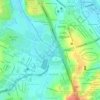 Mappa topografica Ribeirão dos Couros, altitudine, rilievo