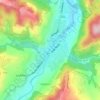 Mappa topografica Bidente, altitudine, rilievo