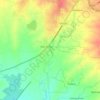 Mappa topografica Kham River, altitudine, rilievo