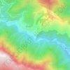 Mappa topografica Acquario, altitudine, rilievo