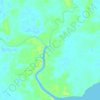 Mappa topografica Kaut, altitudine, rilievo
