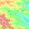 Mappa topografica Arunavati, altitudine, rilievo