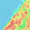 Mappa topografica Divisa entre cidade alta e cidade baixa, altitudine, rilievo
