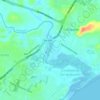 Mappa topografica Rio Joanes, altitudine, rilievo