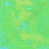 Mappa topografica Arrow Lake, altitudine, rilievo