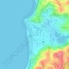 Mappa topografica Praça da Revolução, altitudine, rilievo