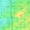 Mappa topografica 长乐公园, altitudine, rilievo