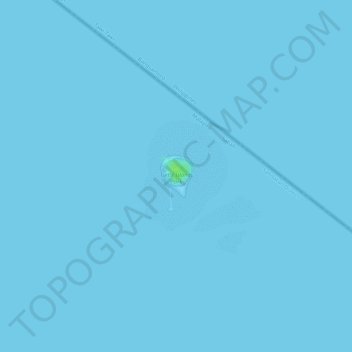 Mappa topografica Little Bakkungaan Island, altitudine, rilievo