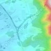 Mappa topografica 杨廷水库, altitudine, rilievo