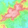 Mappa topografica Serra do Bom Bocadinho, altitudine, rilievo