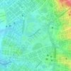 Mappa topografica Parque Ibirapuera, altitudine, rilievo