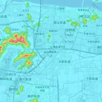 Mappa topografica 永宁河, altitudine, rilievo