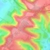 Mappa topografica Cowleaze Wood, altitudine, rilievo