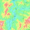 Mappa topografica 建溪, altitudine, rilievo