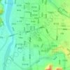 Mappa topografica 경주역사유적지구 대릉원지구, altitudine, rilievo