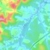 Mappa topografica Rio Guaió, altitudine, rilievo