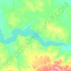 Mappa topografica Twelve Mile Lake, altitudine, rilievo