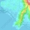 Mappa topografica Praça Tancredo Neves, altitudine, rilievo