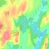 Mappa topografica O'Reilly Lake, altitudine, rilievo
