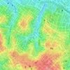 Mappa topografica Praça Charles Miller, altitudine, rilievo