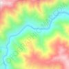 Mappa topografica Zanskar, altitudine, rilievo