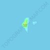 Mappa topografica Penikese Island, altitudine, rilievo
