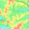Mappa topografica Praça da Moça, altitudine, rilievo