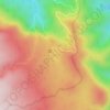 Mappa topografica Lake Cobbler, altitudine, rilievo