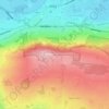 Mappa topografica The Chevin, altitudine, rilievo