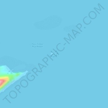 Mappa topografica Koh, altitudine, rilievo