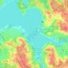 Mappa topografica Lake Jackson, altitudine, rilievo