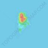 Mappa topografica Apo Island, altitudine, rilievo