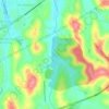 Mappa topografica Ribeirão dos Mudos, altitudine, rilievo
