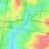 Mappa topografica Gardiners Creek Reserve, altitudine, rilievo