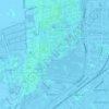Mappa topografica Admiraalsgroet, altitudine, rilievo