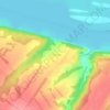 Mappa topografica Слопинец, altitudine, rilievo