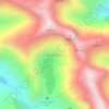 Mappa topografica Ivory Glacier, altitudine, rilievo