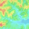 Mappa topografica Parque jardim herculano, altitudine, rilievo