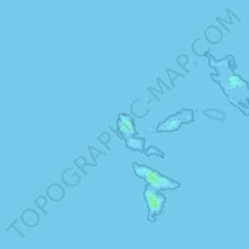 Mappa topografica North Wamses, altitudine, rilievo