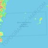 Mappa topografica 远东海洋自然保护区, altitudine, rilievo