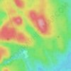 Mappa topografica Thistle Lake, altitudine, rilievo